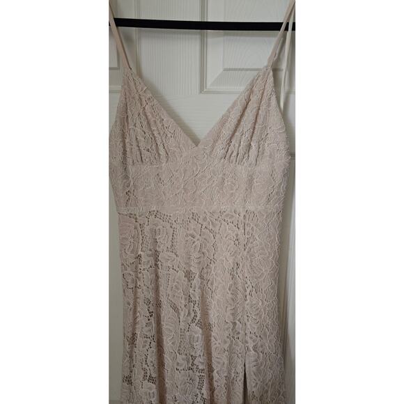 New Anthropologie BHLDN Fame and Partners Charlotte Lace Maxi Dress $329 Gown - Picture 6 of 8